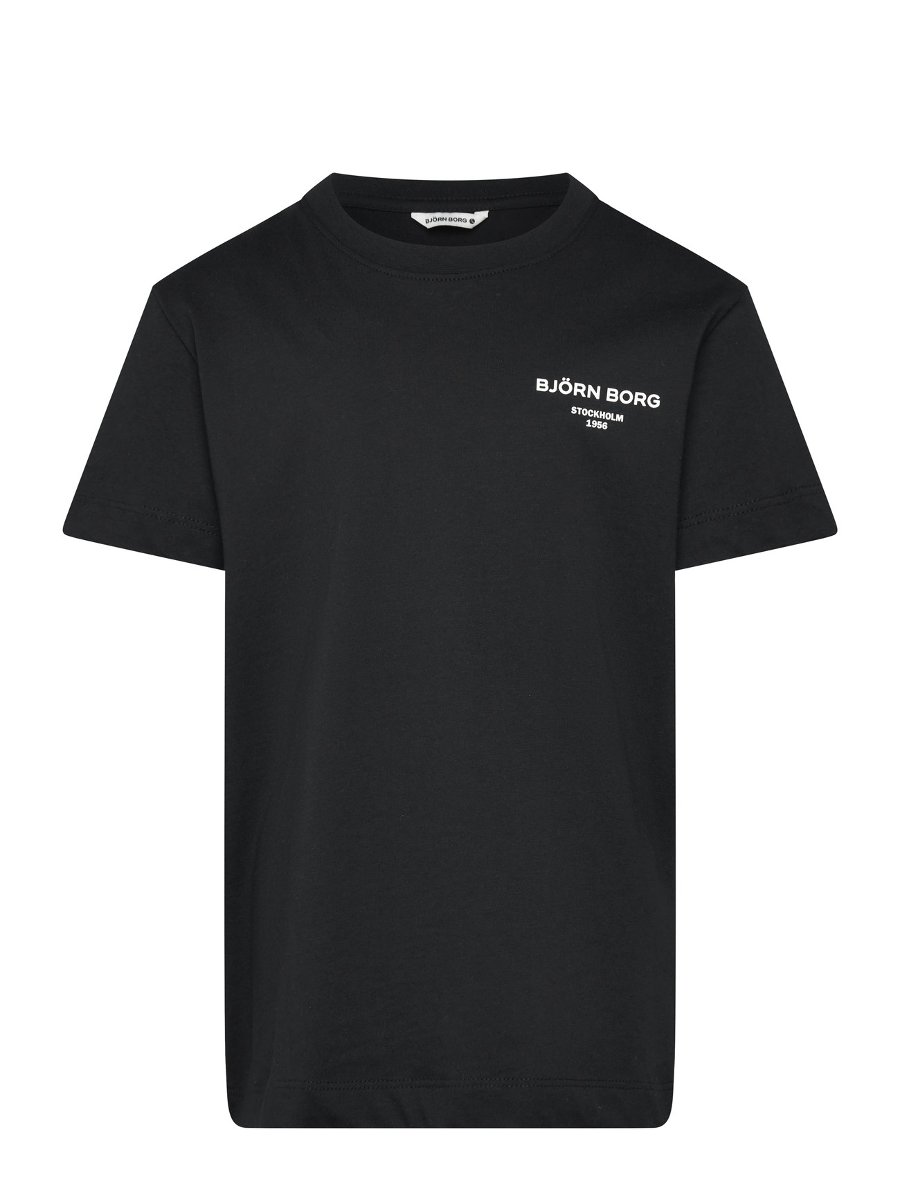 Björn Borg Borg Essential 1 T-Shirt, 170, Black, T-Shirts > Kortærmede, Børn