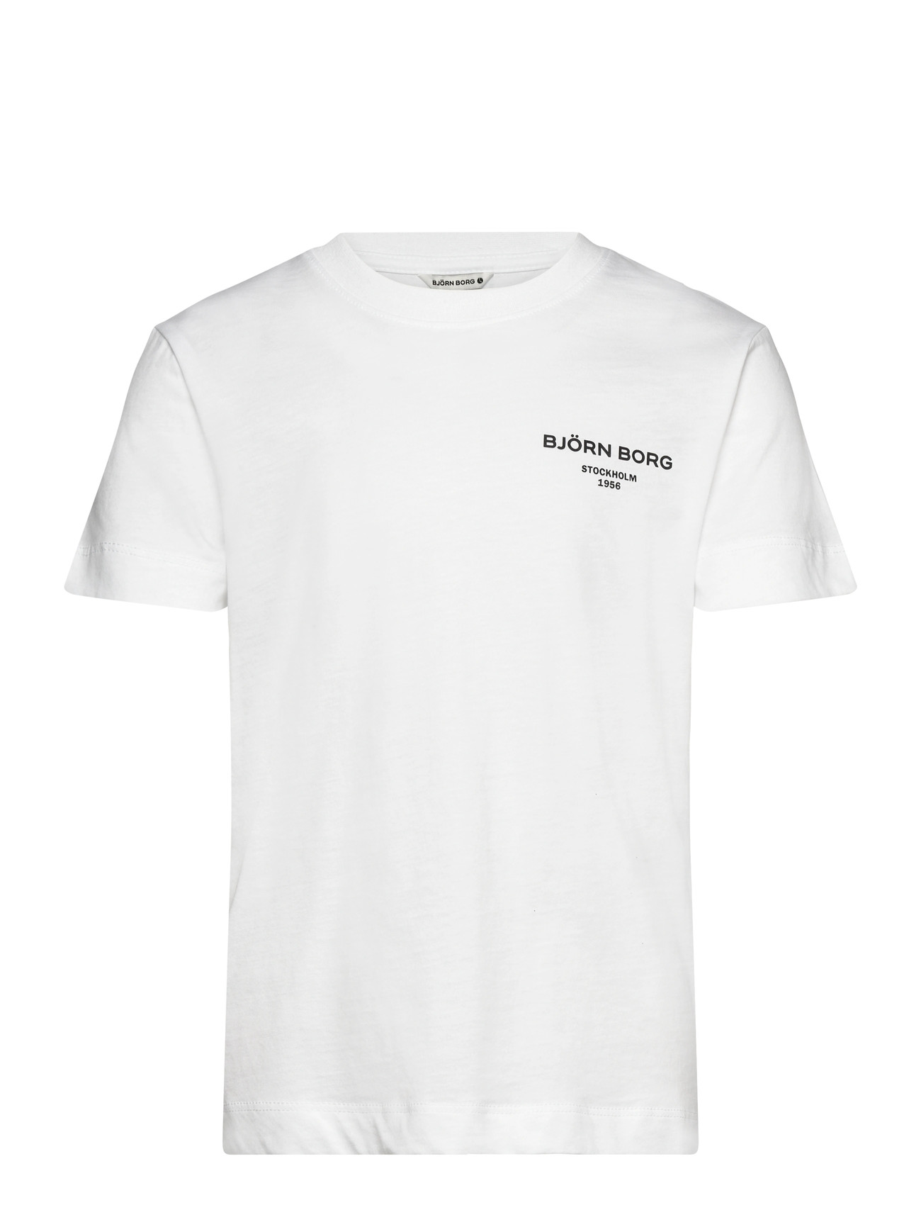 Björn Borg Borg Essential 1 T-Shirt, 170, White, T-Shirts > Kortærmede, Børn