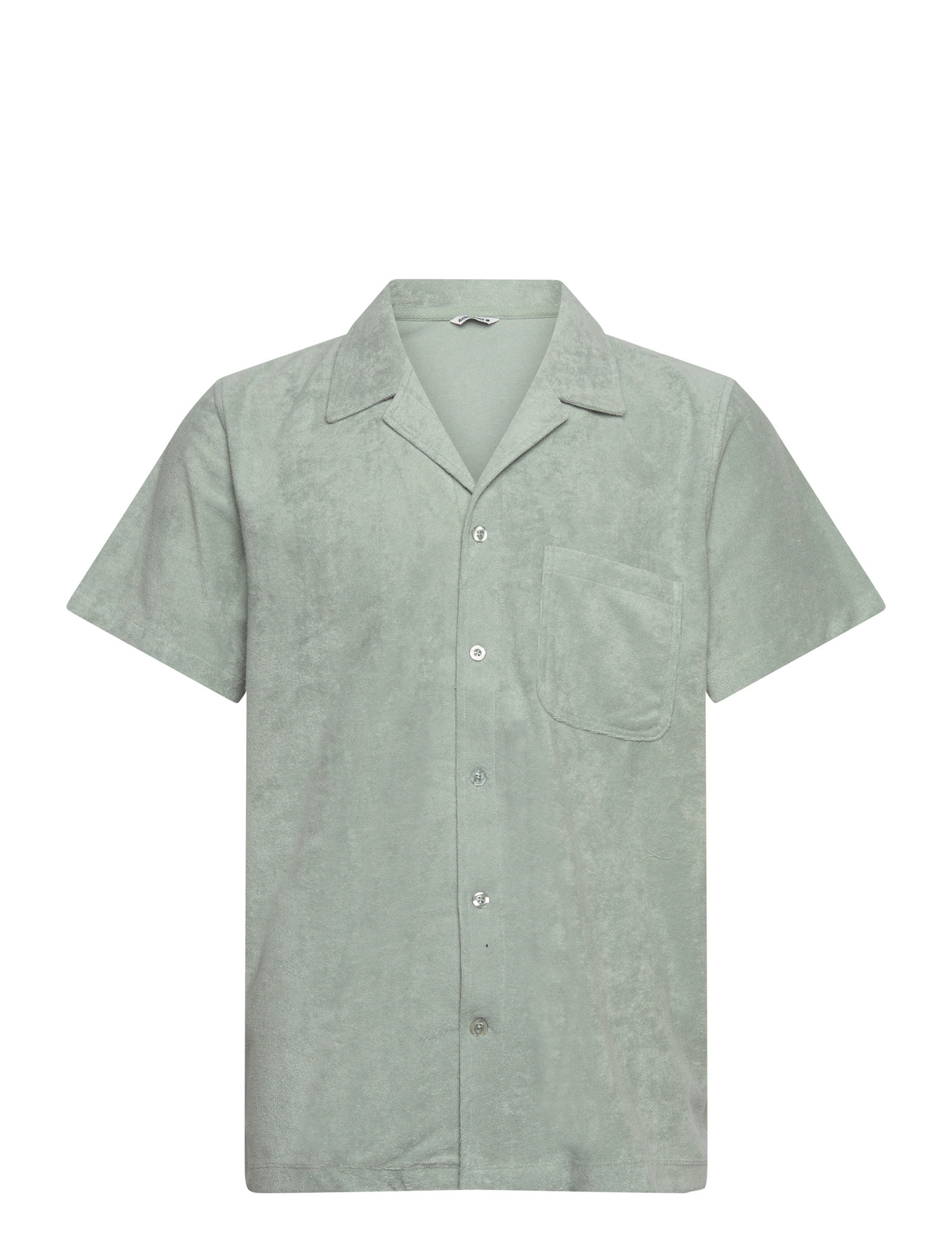 Björn Borg Borg Toweling Pool Shirt, XXL, Green, Skjorter > Afslappet Shirts, Herre