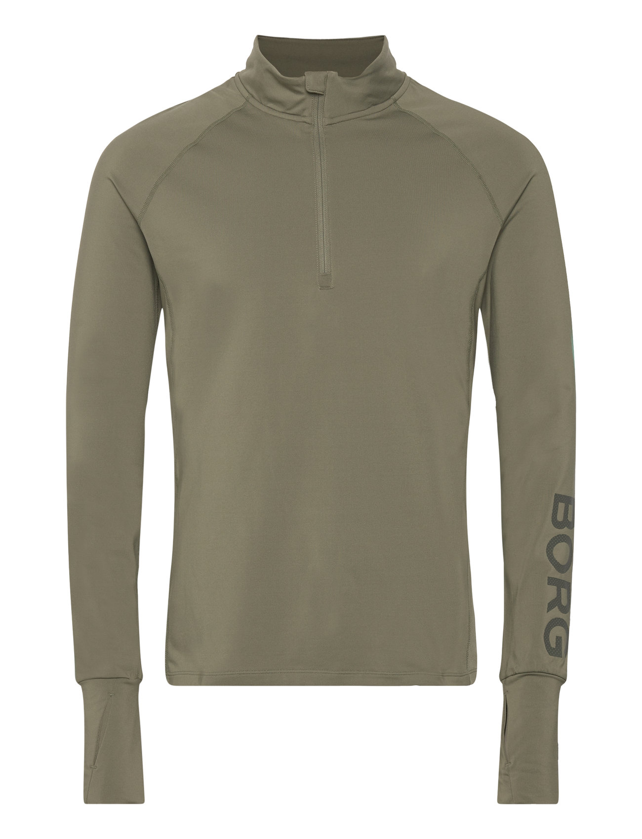 Borg Midlayer Half Zip Khaki Björn Borg 100889