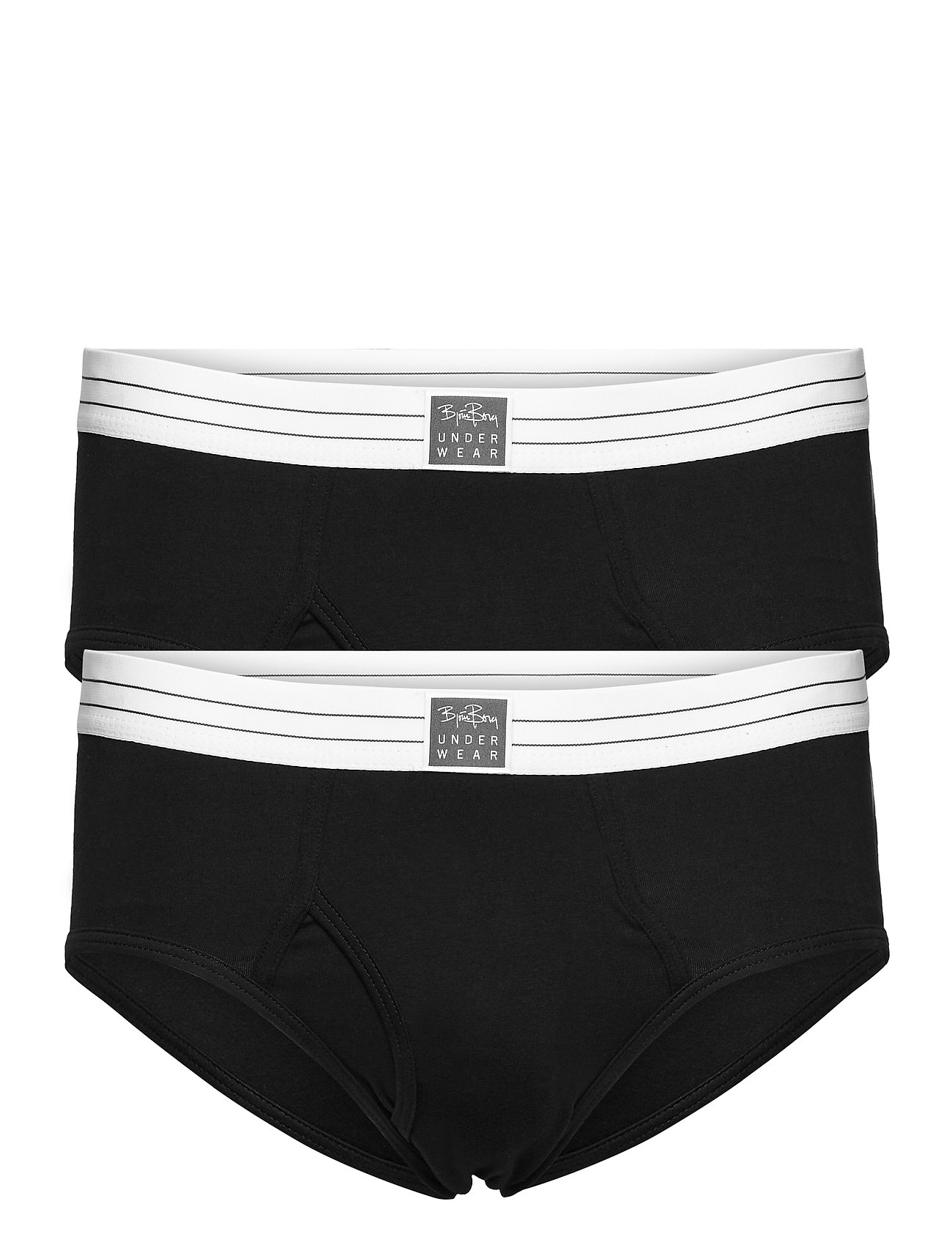 Sort Björn Brief Original Hip Brief Original Solid Underbukser Yfront Briefs Sort Björn