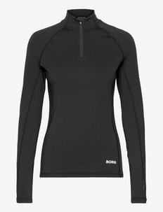 BORG MIDLAYER - sweatshirts & hoodies - black beauty