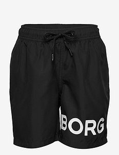 BORG SWIM SHORTS - swim shorts - black beauty