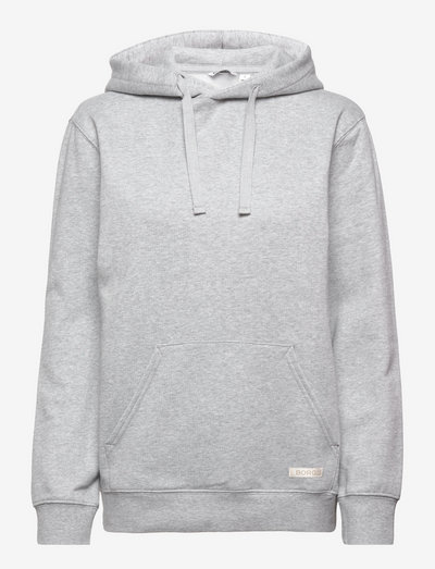 CENTRE HOODIE - hoodies - light grey melange