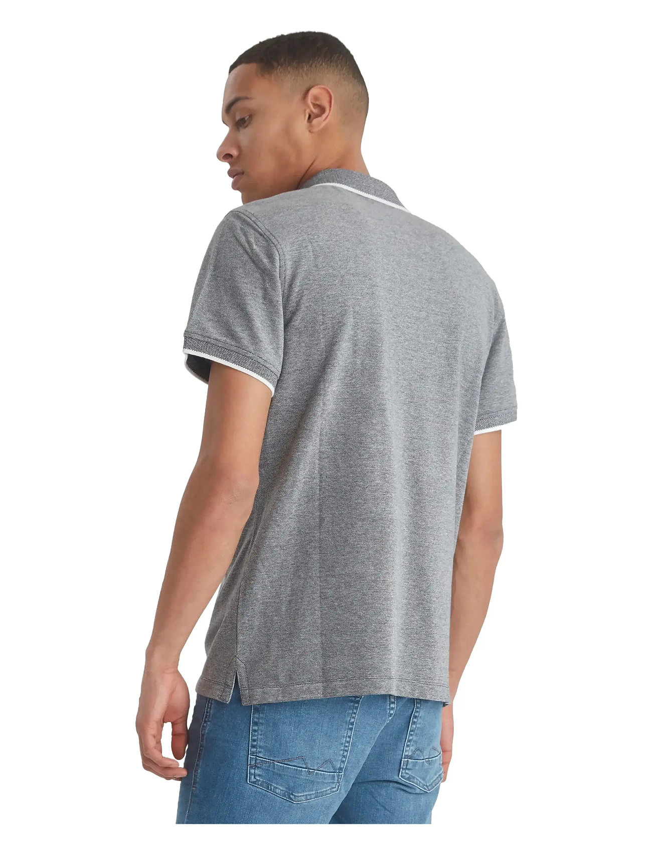 BLEND Bhnate Poloshirt Grau - XL - Herren