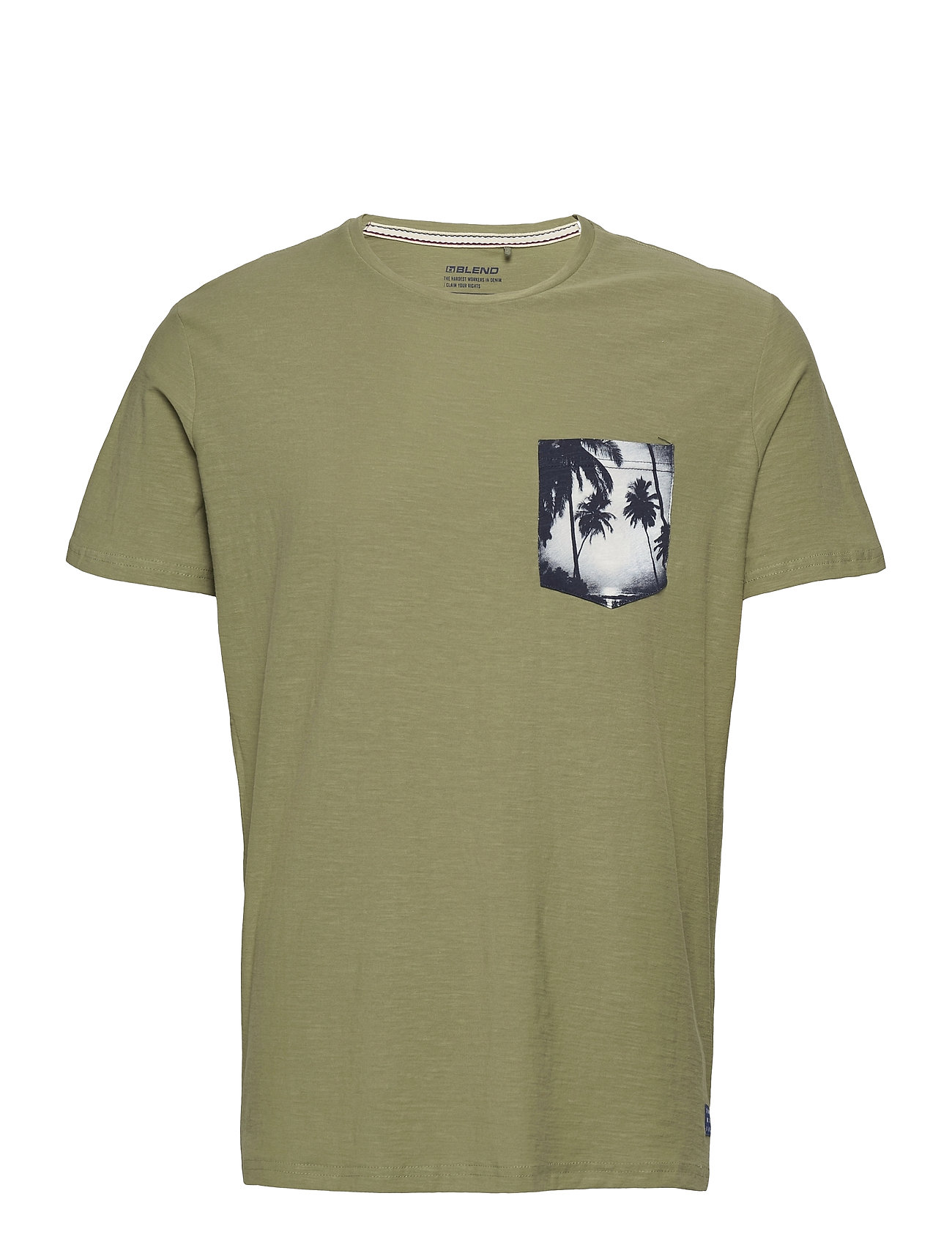 Tee T-shirts Short-sleeved Vihreä Blend