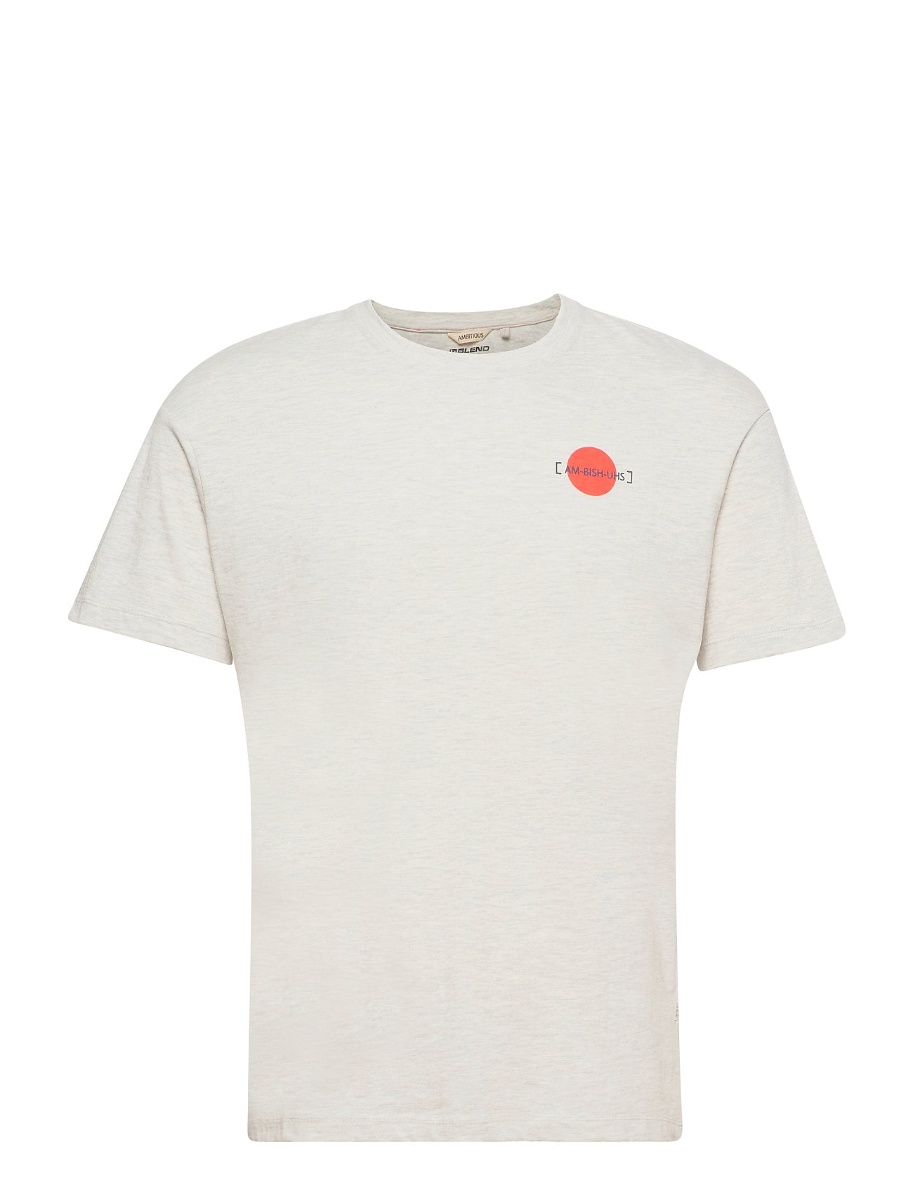 Tee Ambitious Regular Fit T-shirts Short-sleeved Valkoinen Blend