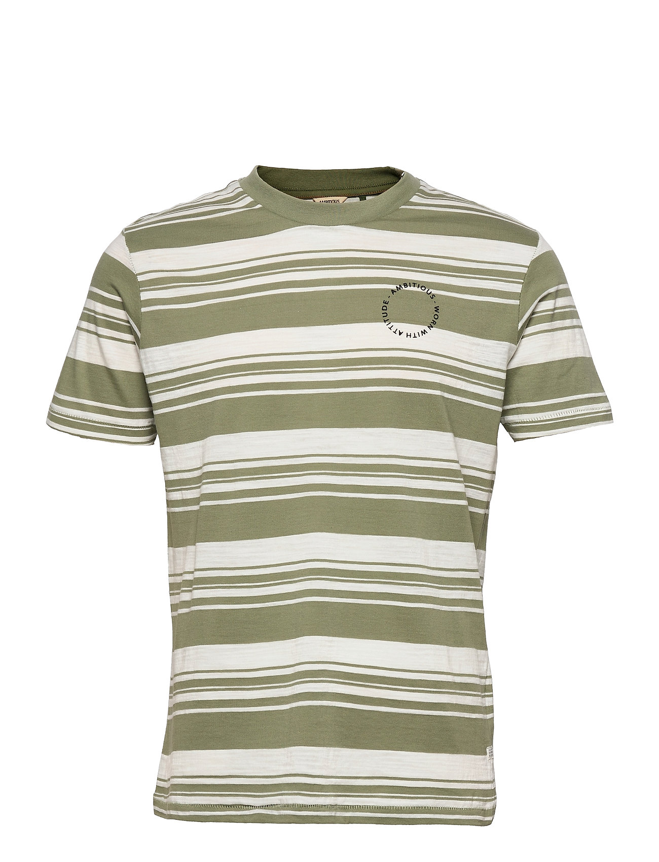 Tee Ambitious Regular Fit T-shirts Short-sleeved Vihreä Blend