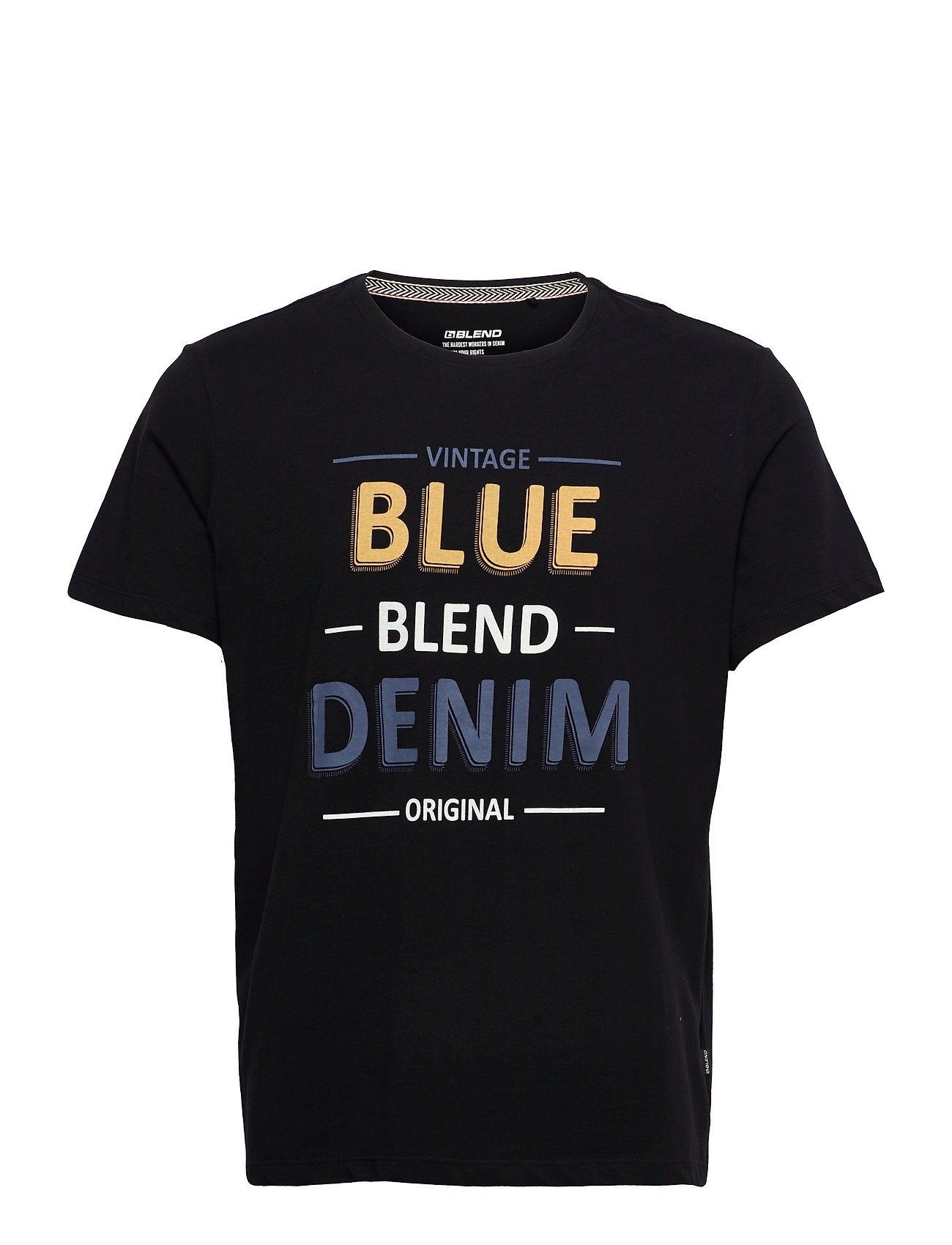 Tee T-shirts Short-sleeved Musta Blend