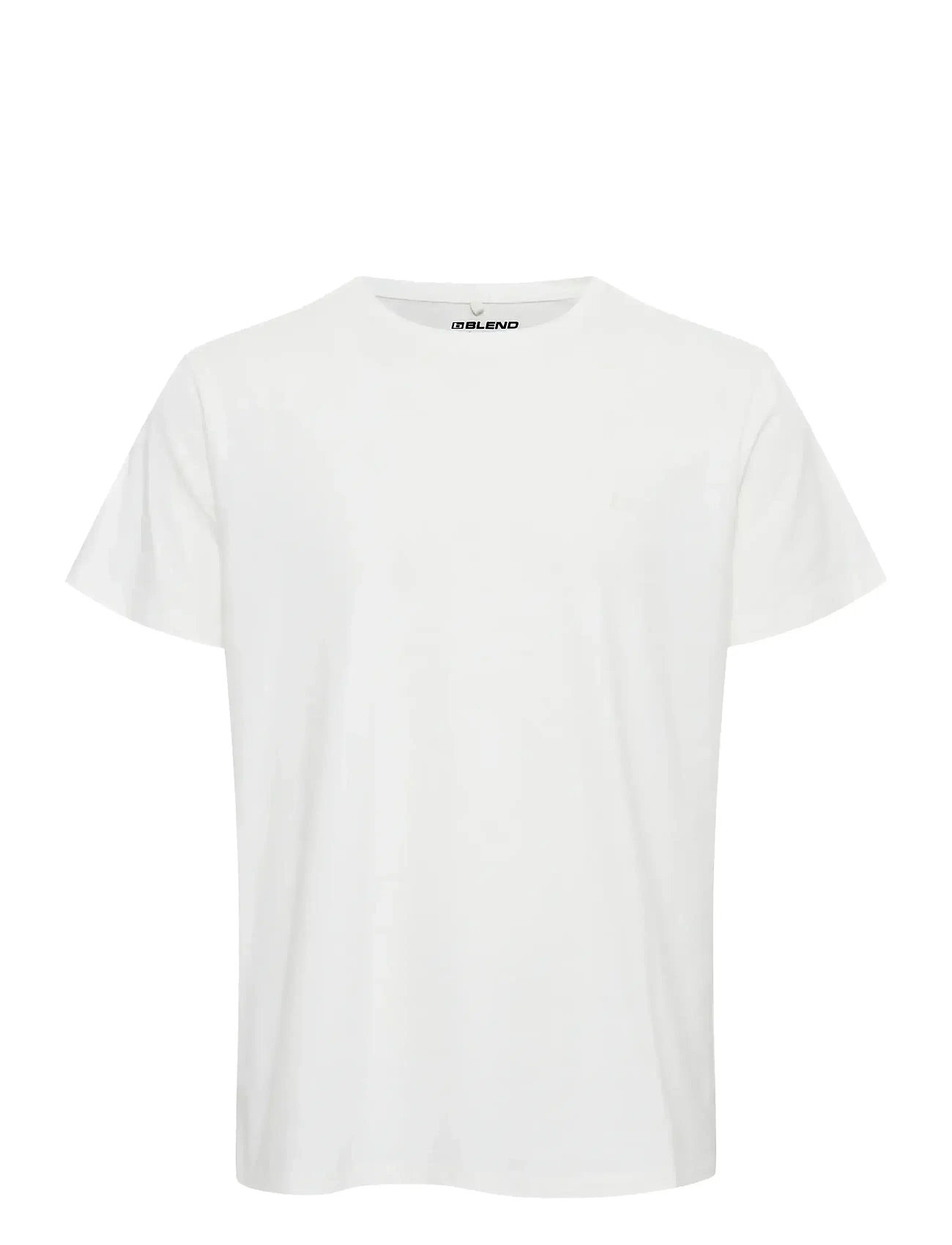 BLEND Bhdinton Logo Tee Crew Weiß - S - Herren