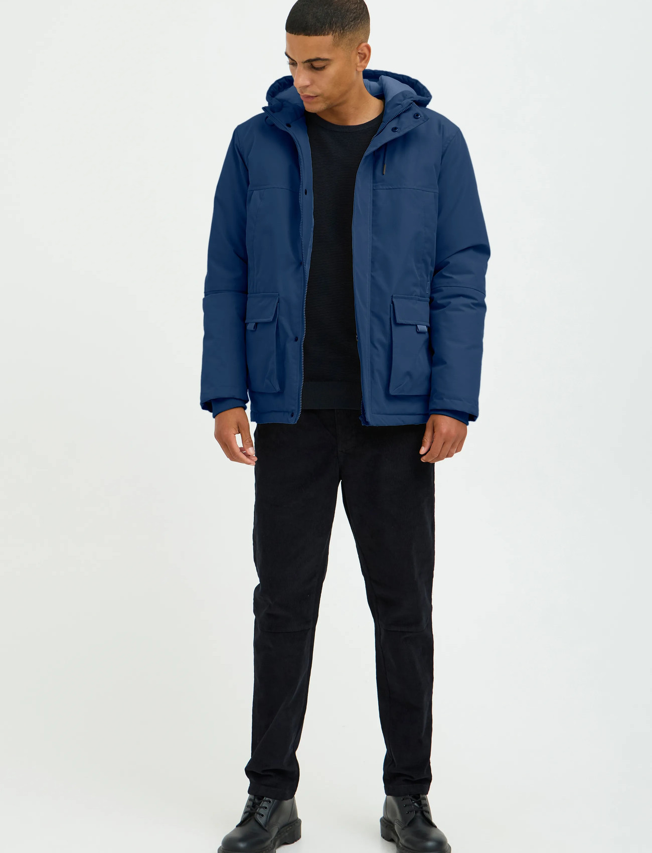 Blend Overtøj, M, Navy, Jakker > Vatterede Jakker, Herre