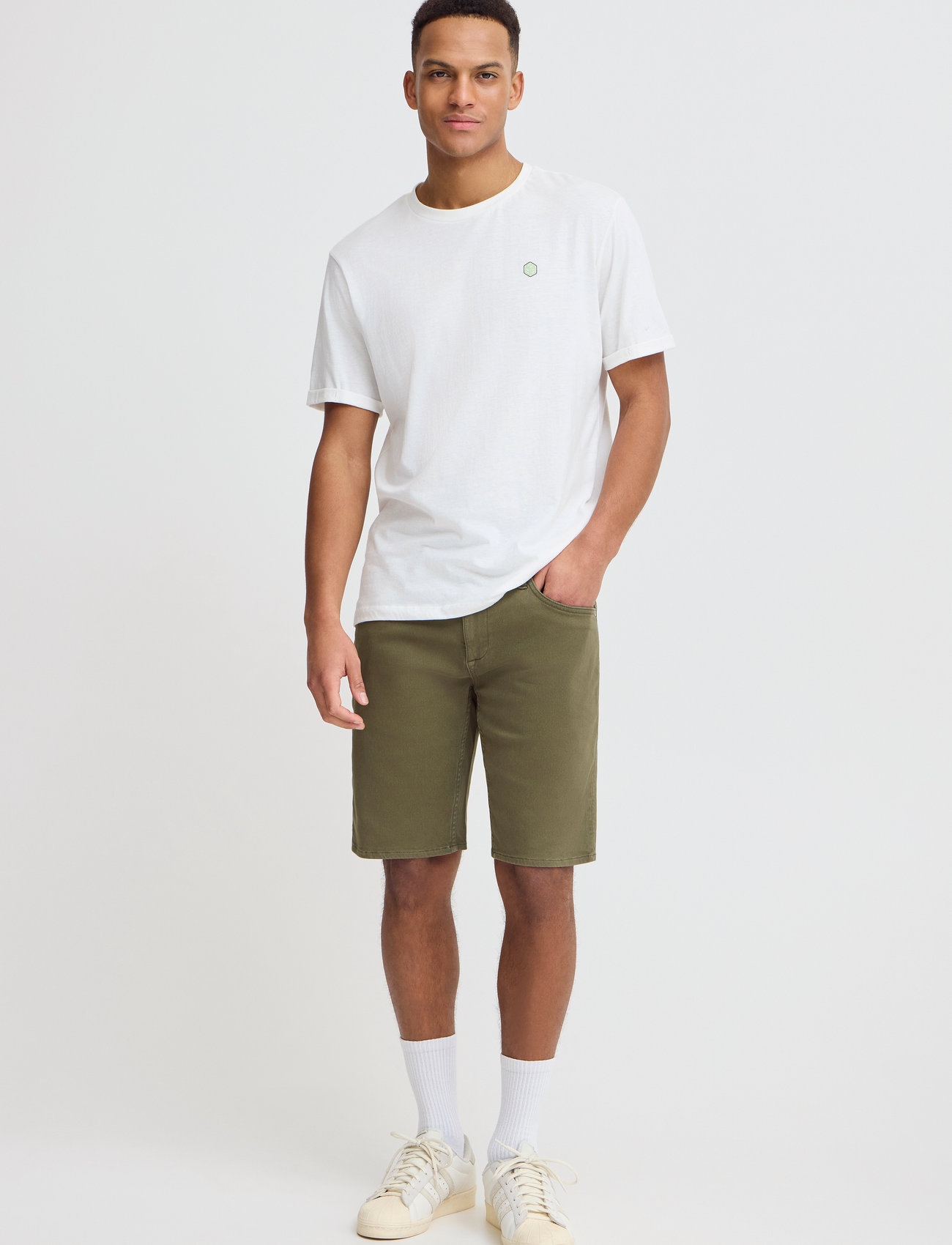 Blend Bhtwister-Denimshorts-Jogg, M, Green, Shorts > Denim, Herre