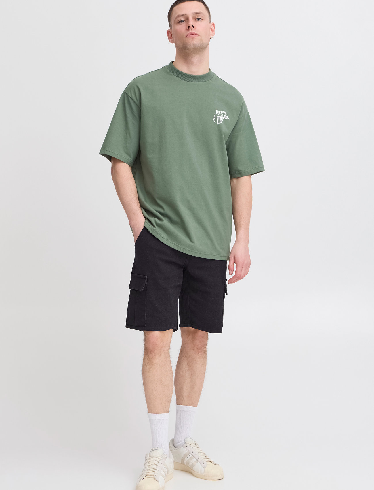 Blend Bhblizzard-Denimshorts-Jogg, S, Black, Shorts > Denim, Herre