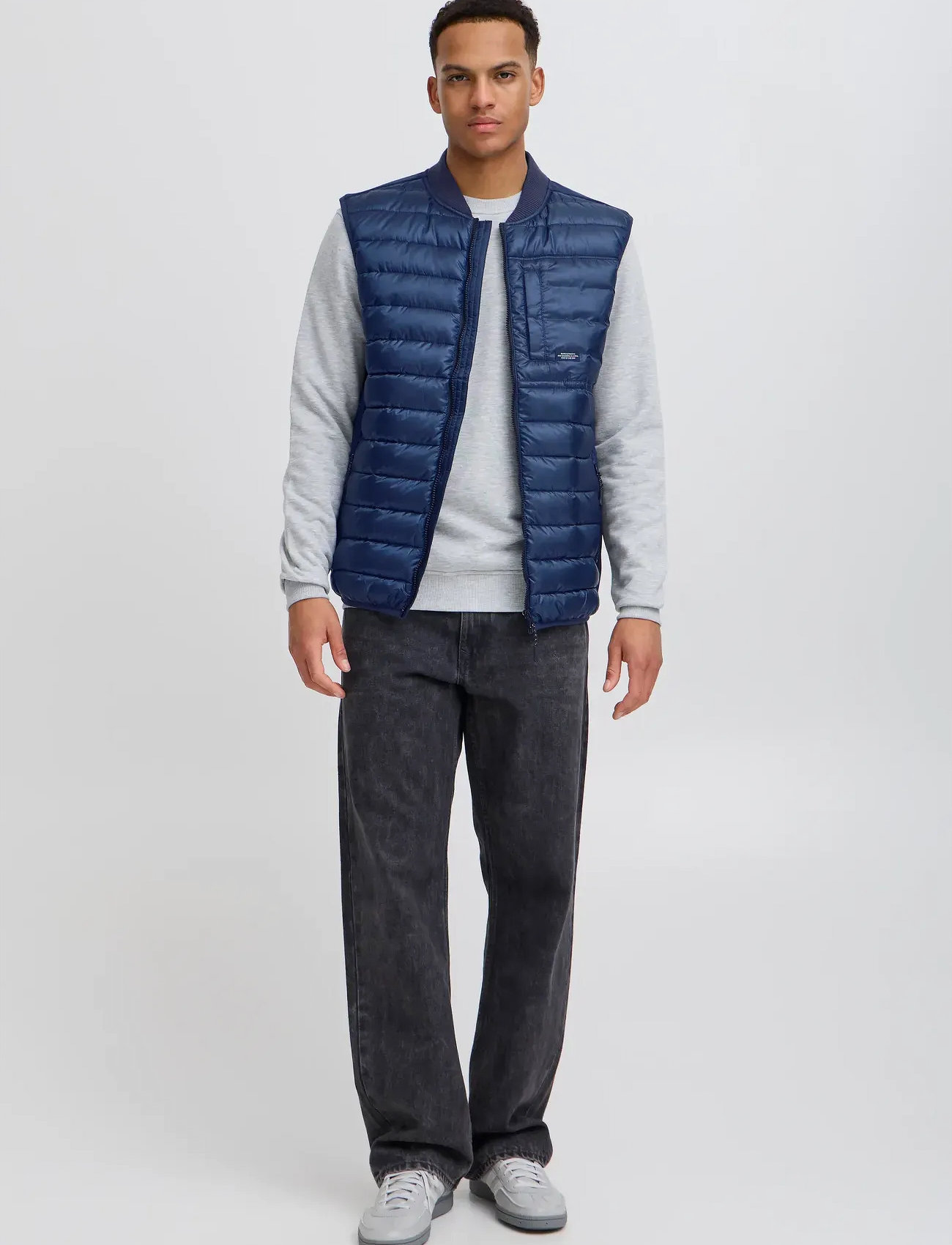 Blend Bheverest Vest, M, Blue, Overtøj > Veste, Herre