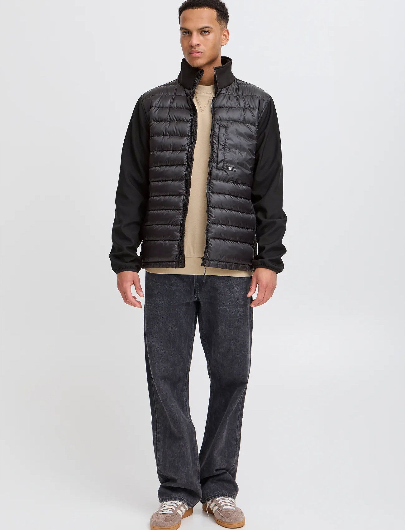 Blend Bheverest Jacket, XL, Black, Jakker > Vatterede Jakker, Herre