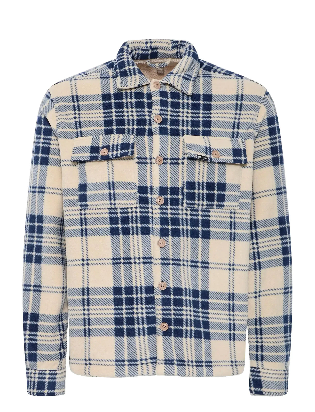 BLEND Bhbaki Shirt Blau - S - Herren