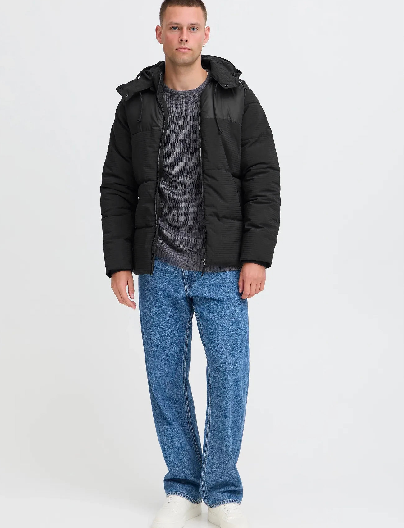 Blend Bheshan Jkt., M, Black, Jakker > Vatterede Jakker, Herre