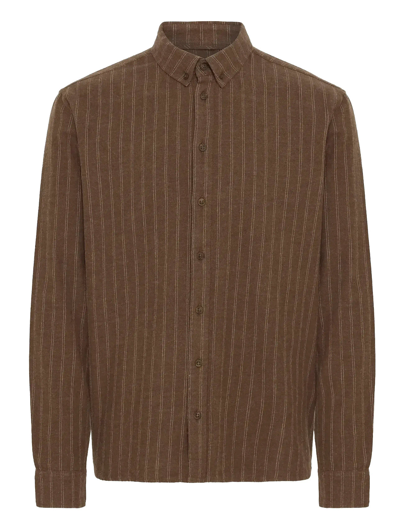 BLEND Bhandreas Shirt Stripe Braun - S - Herren