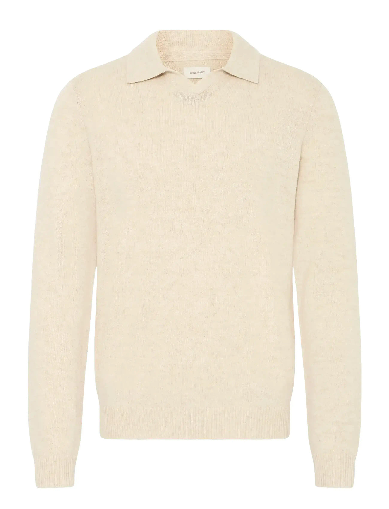 BLEND Bhbranko Polo Splitn Noos Cream - L - Herren
