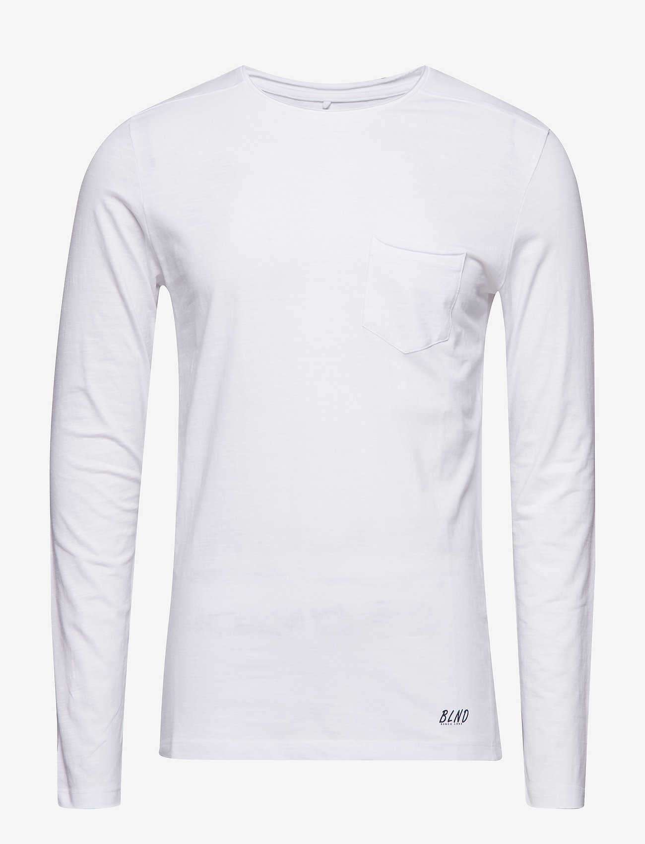 Blend - BHNICOLAI tee l.s. - basic t-shirts - white - 0