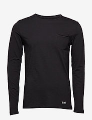 BHNICOLAI tee l.s. - BLACK