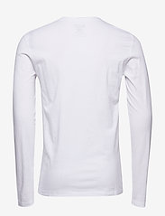 Blend - BHNICOLAI tee l.s. - basic t-shirts - white - 1