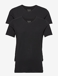 BHDinton V-neck tee 2-pack - v-hals t-shirts - black