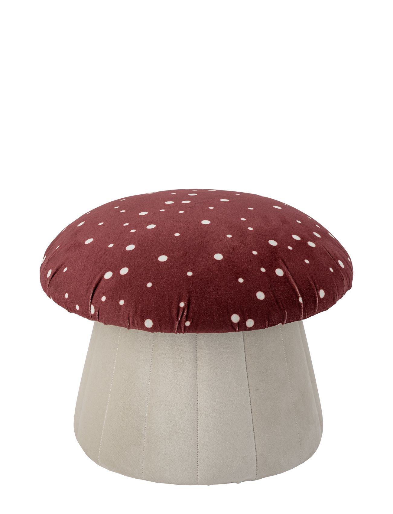 Lue Pouf, Red, Polyester Home Kids Decor Multi/patterned Bloomingville