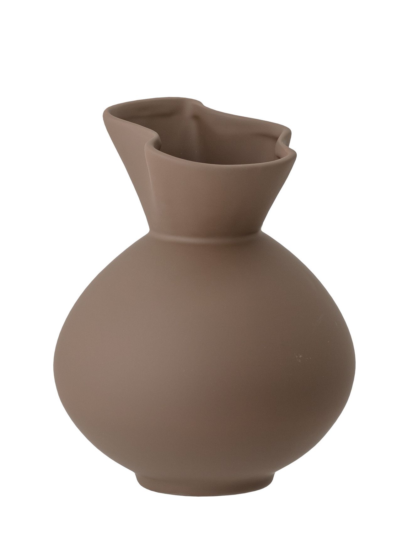 BLOOMINGVILLE Nica Vase, Brun, Stentøj Braun - One Size - Unisex