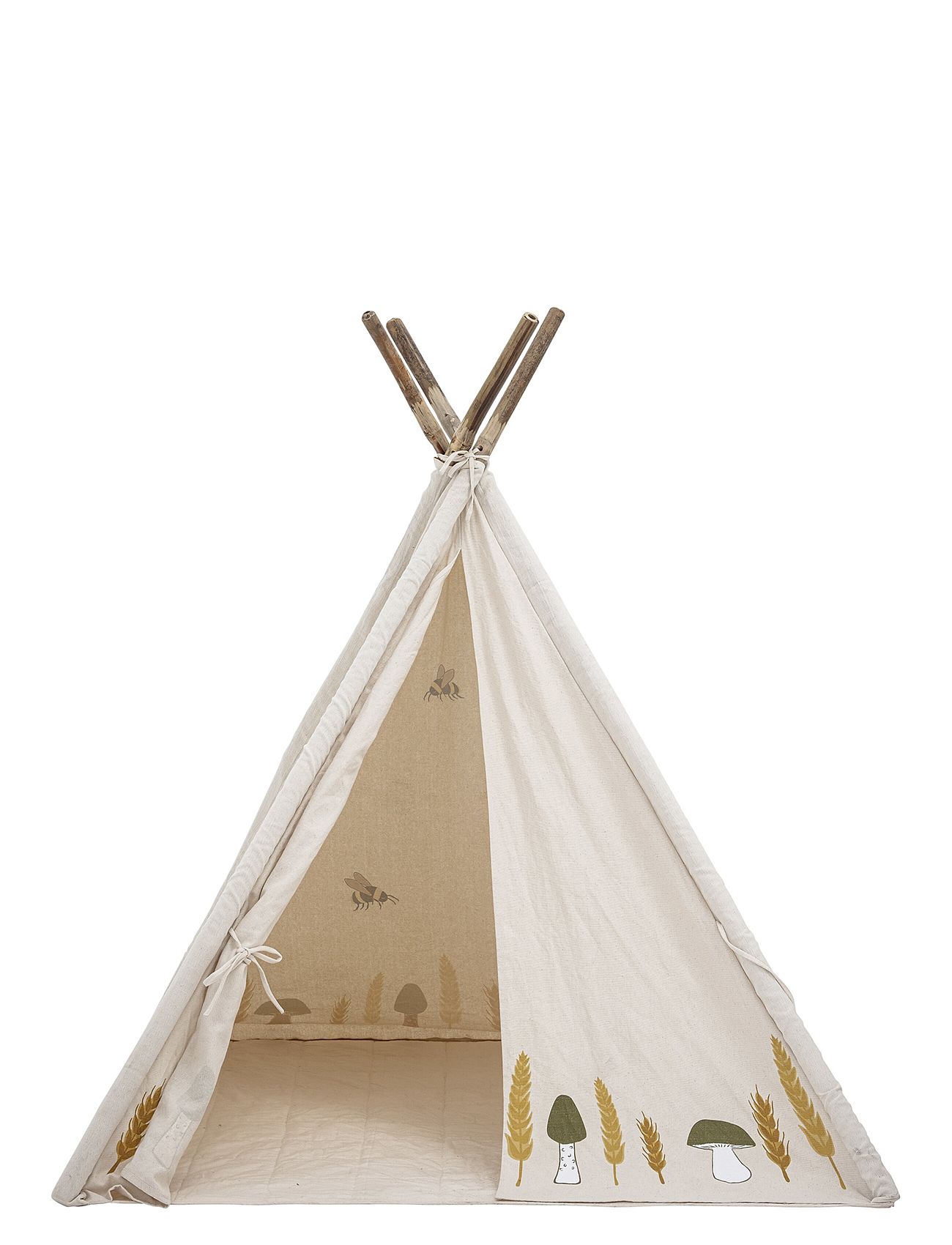 Millo Childrenïs Tipi Toys Play Tents & Tunnels Play Tent Cream Bloomingville