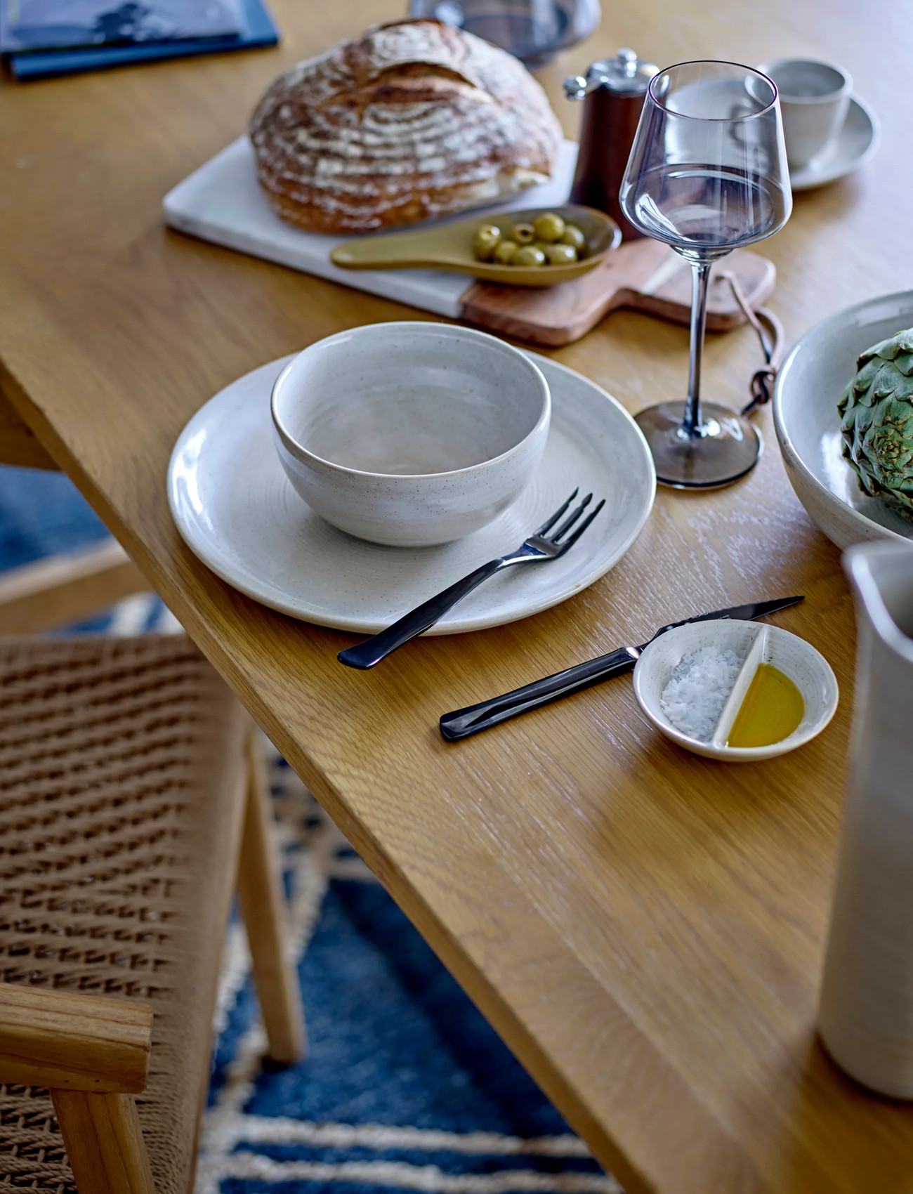 Bloomingville Taupe Bowl, Grey, Stoneware, Ø 13 cm, Beige, Skåle > Morgenmadsskåle, Unisex