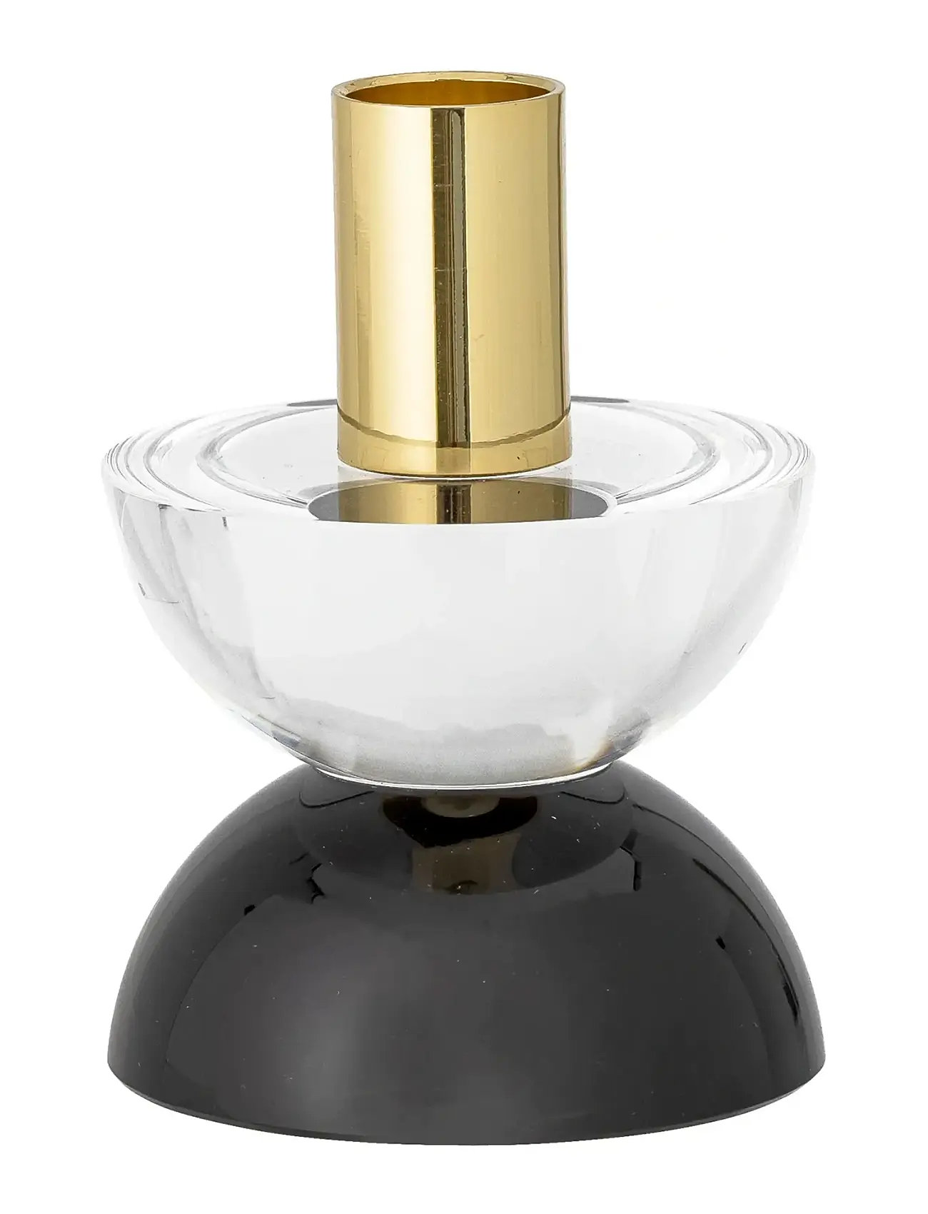 Bloomingville Etel Candle Holder, H10.5 cm, Black, Lysestager & Lanterner > Lysestager, Unisex