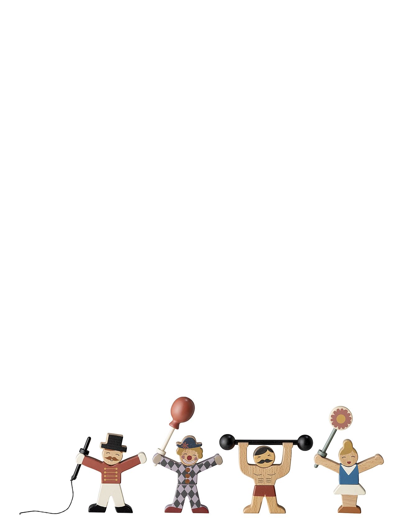 Rossaio Toy Toys Playsets & Action Figures Wooden Figures Multi/patterned Bloomingville