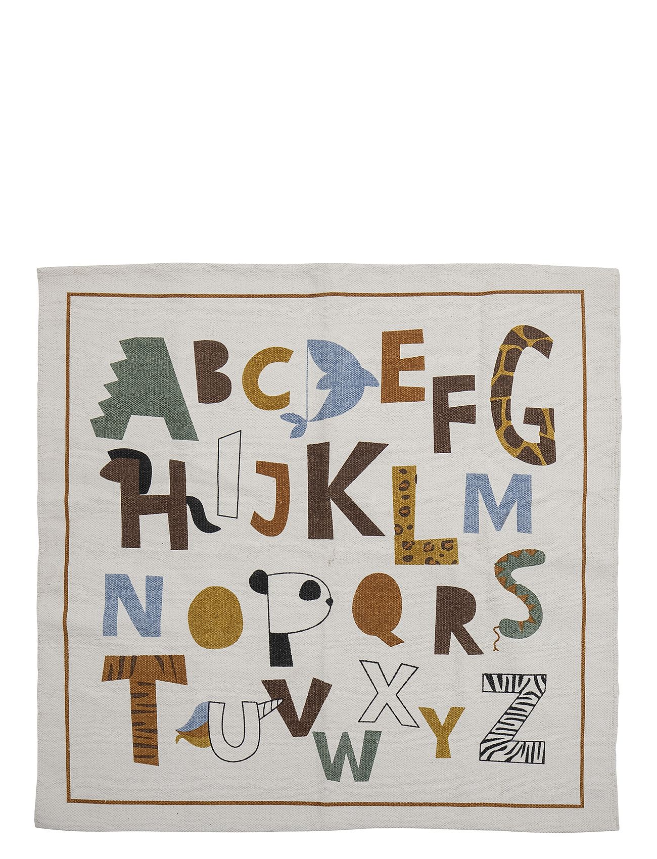 BLOOMINGVILLE Memmo Rug, Nature, Baumwolle Patterned - One Size - Kinder