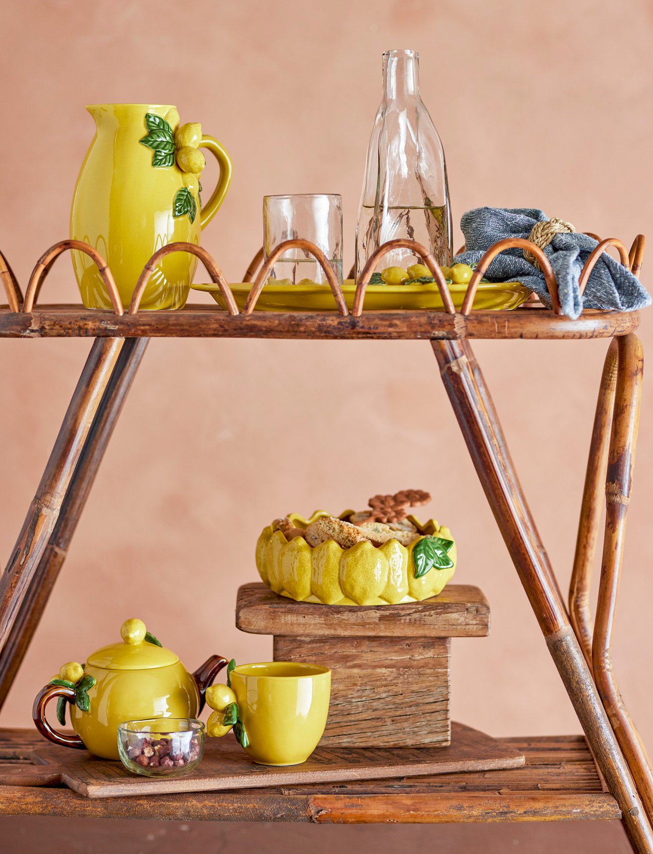 Bloomingville Limone Teapot, 730 ml, Yellow, Kander & Karafler > Tekander, Unisex
