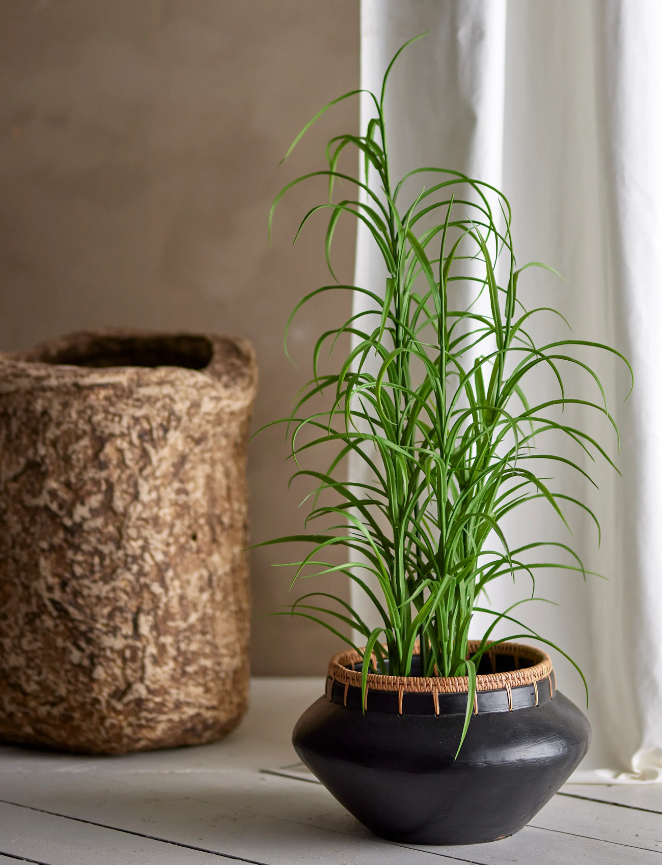 Bloomingville Grass Artificial Plant, Ø 12.5 cm, Green, Decoration > Dried & Fake Flowers, Unisex