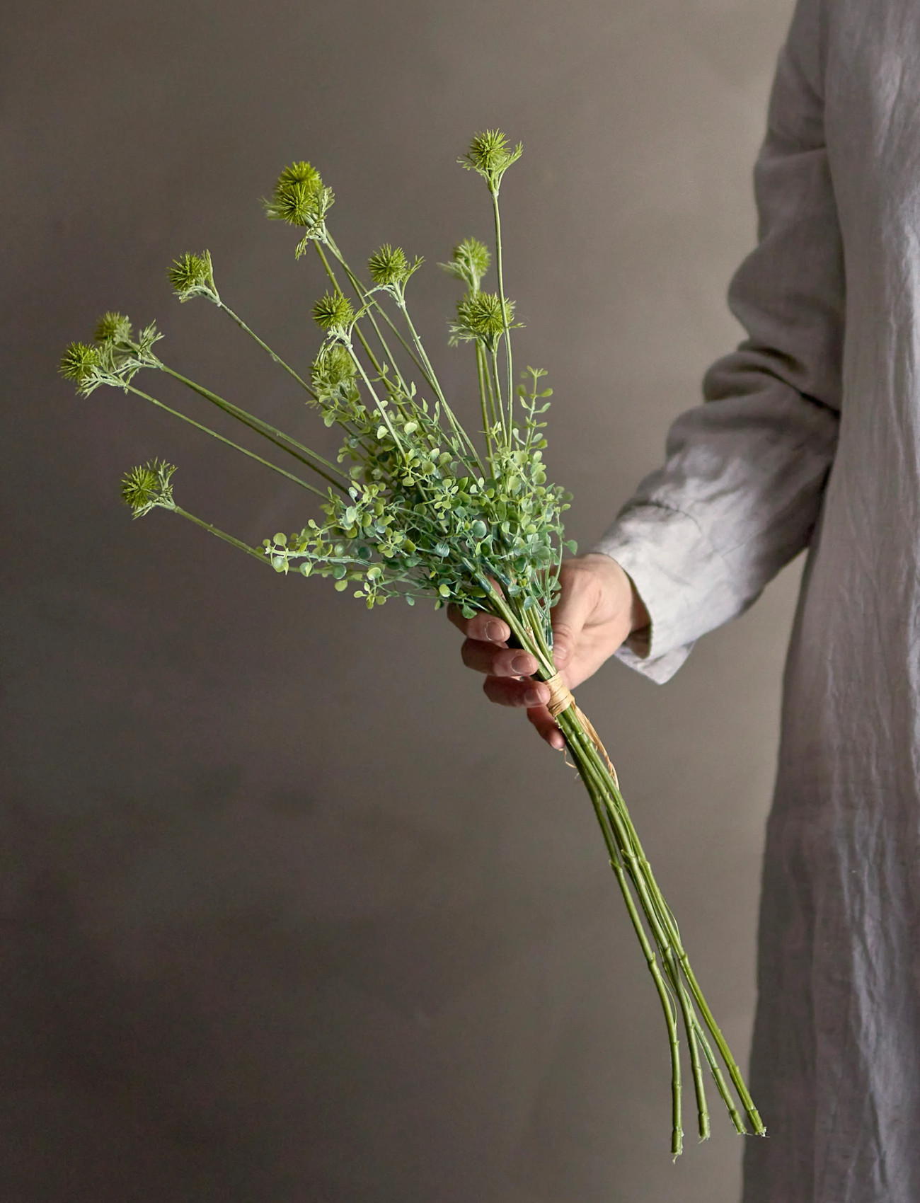 Bloomingville Wildflower Stem, H58 cm, Green, Decoration > Dried & Fake Flowers, Unisex