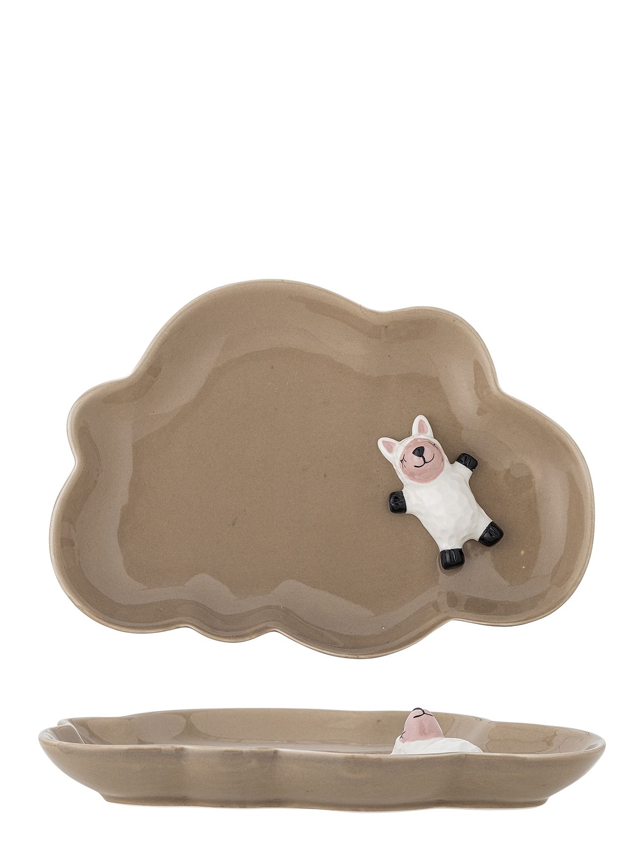 BLOOMINGVILLE Dolly Plate Braun - 2.5X20X14CM - Kinder