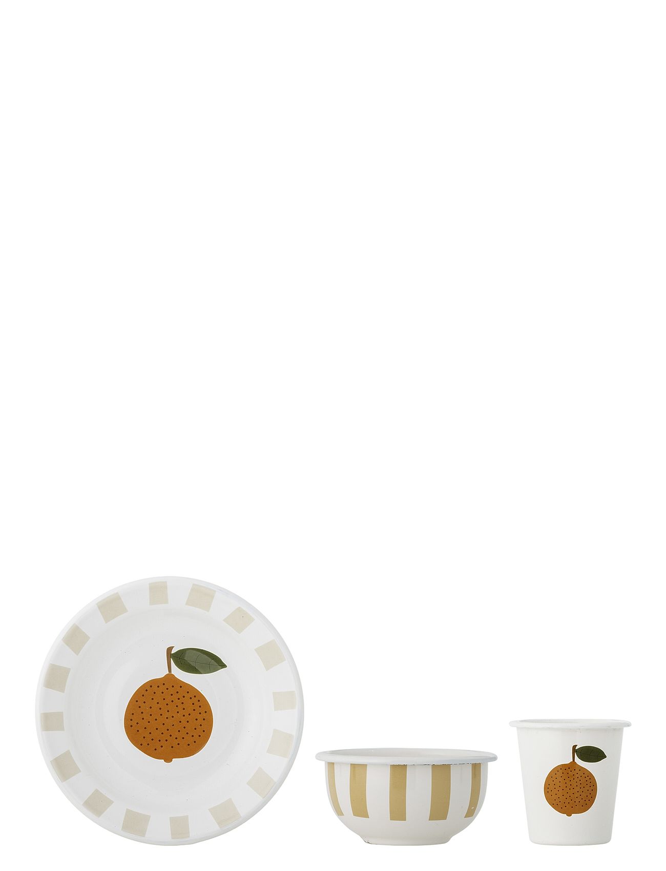 Bloomingville Agnes Tableware Set, BOWL 500ml/CUP 300ml, Multi/patterned, Måltid > Middagssæt, Børn