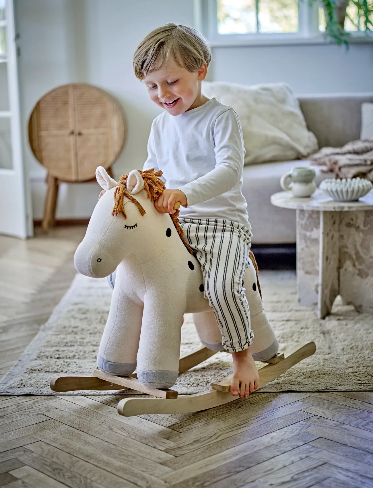 Bloomingville Merlen Rocking Toy, One Size, Cream, Legetøj > Rocking Legetøj, Børn