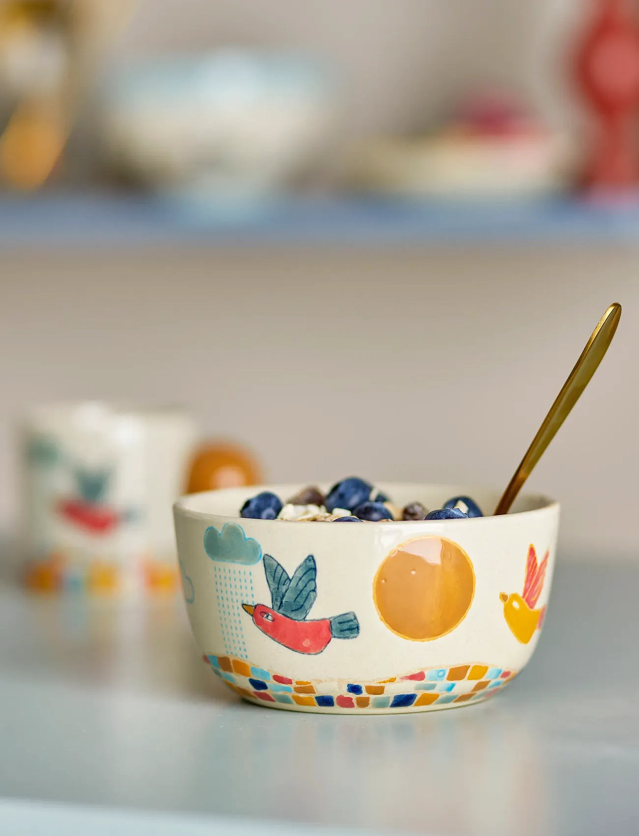 Bloomingville Colorine Bowl, 385 ml, Multi/patterned, Tallerkener Og Skåle > Skåle, Børn