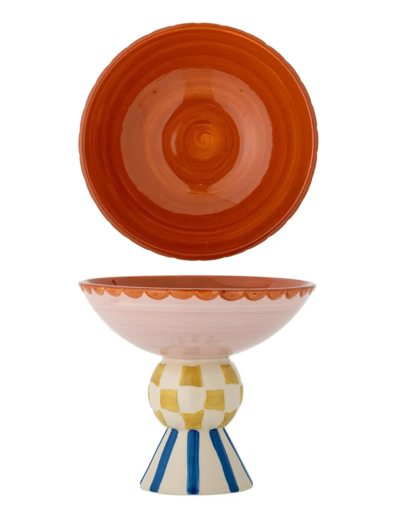 BLOOMINGVILLE Bob Pedestal Bowl Patterned - 1200 ML - Unisex