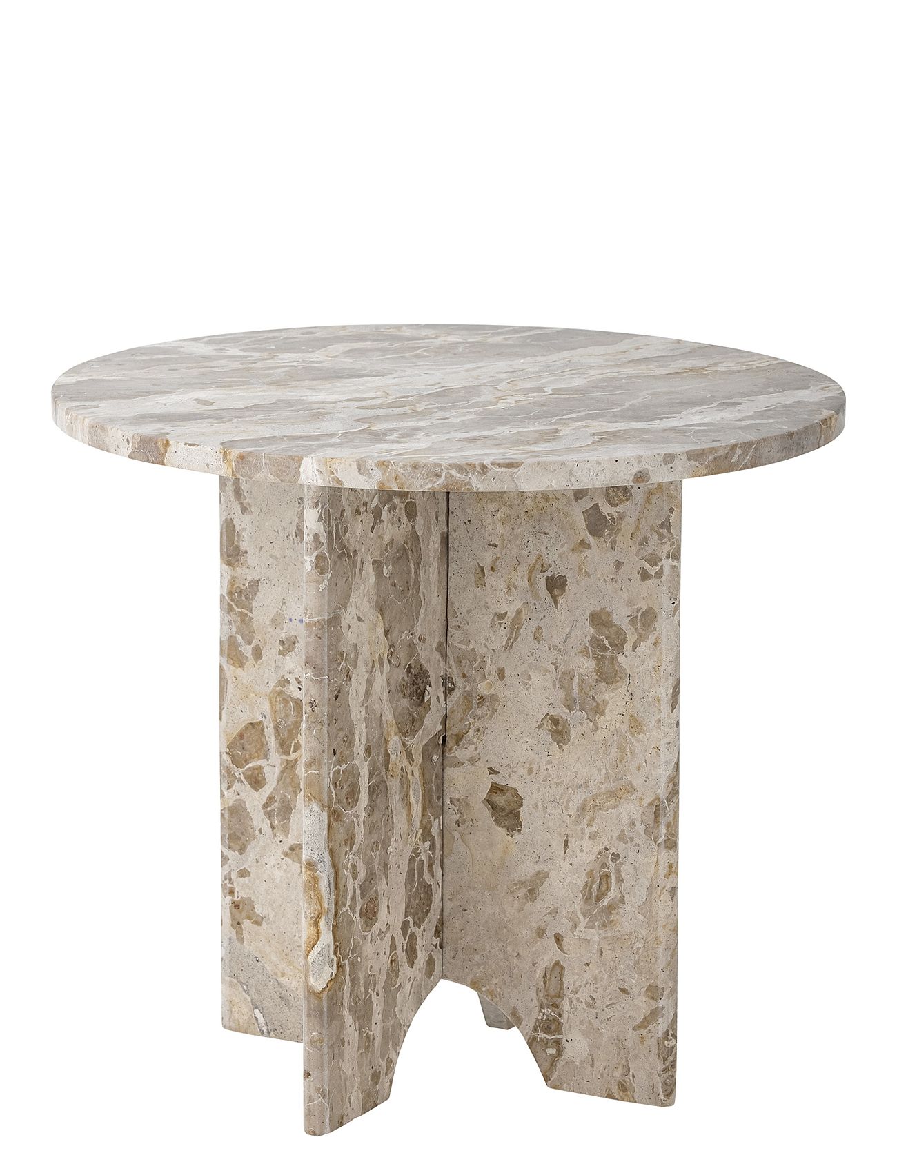 Jasmia Sidebord, Brun, Marmor Home Furniture Tables Side Tables & Small Tables Brown Bloomingville