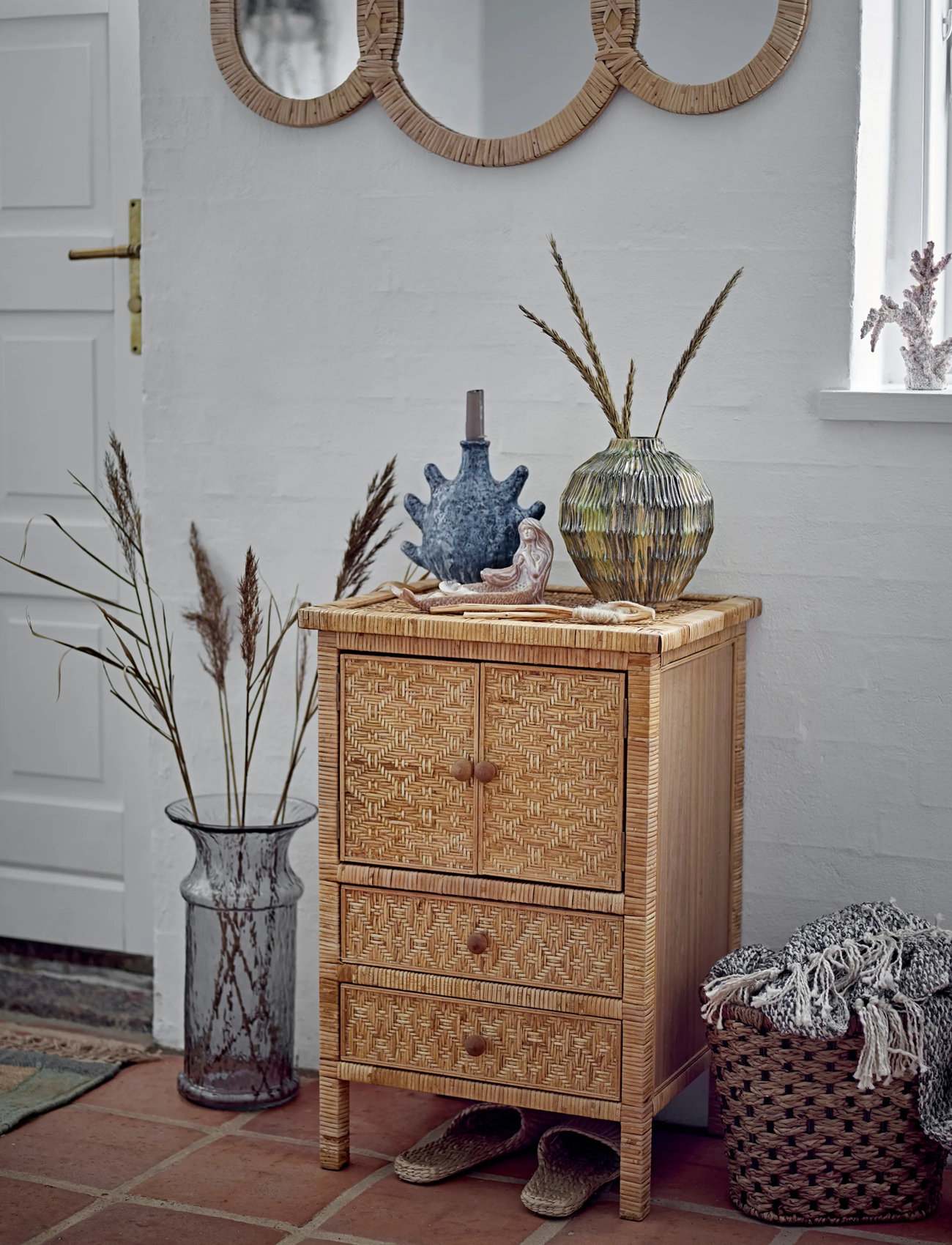 Bloomingville Cardiz Wall Mirror, 80 cm, Spejle > Vægspejle, Unisex