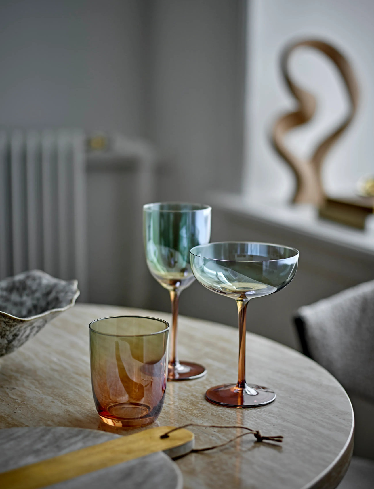 Bloomingville Aston Cocktail Glass, 32.5 CL, Multi/patterned, Glas > Champagneglas, Unisex