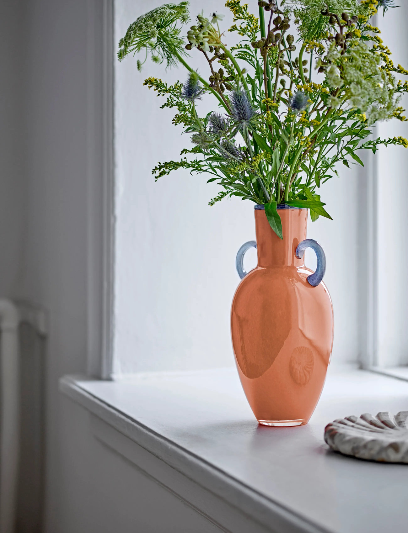 Bloomingville Anniversary Vase, Ø 14.5 cm, Coral, Vases > Other Vases, Unisex