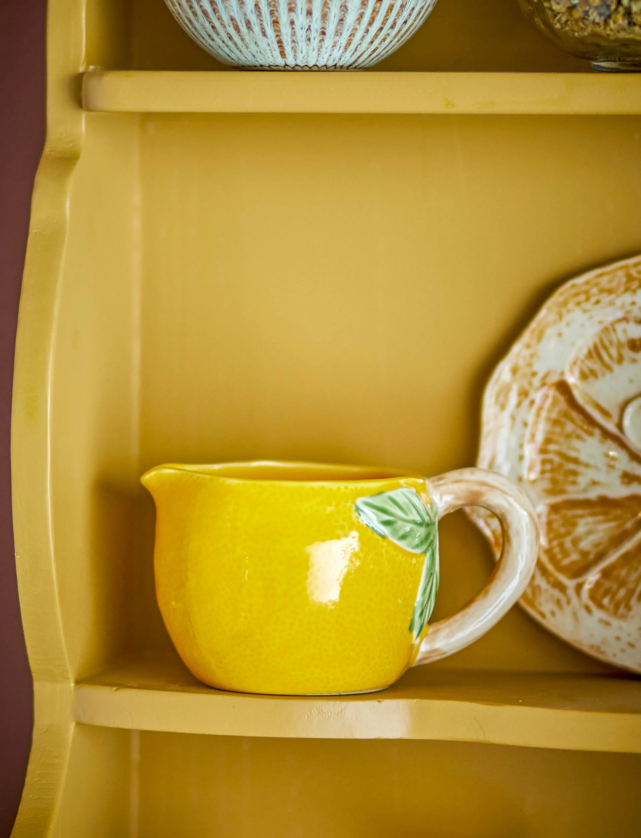 Bloomingville Limone Milk Jug, 330 ml, Yellow, Kander & Karafler > Mælkekander, Unisex