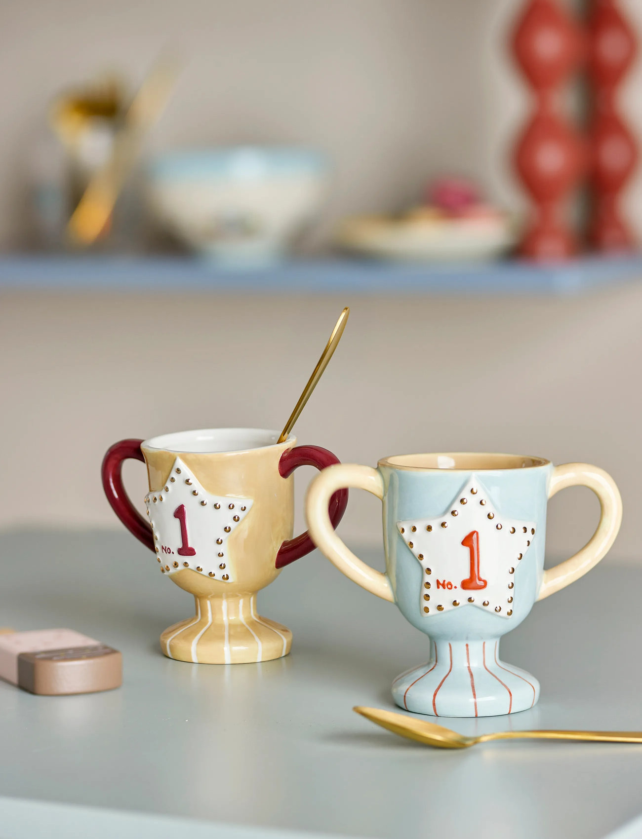 Bloomingville Trophy Cup, 150 ml, Multi/patterned, Måltid > Kopper & Krus, Børn