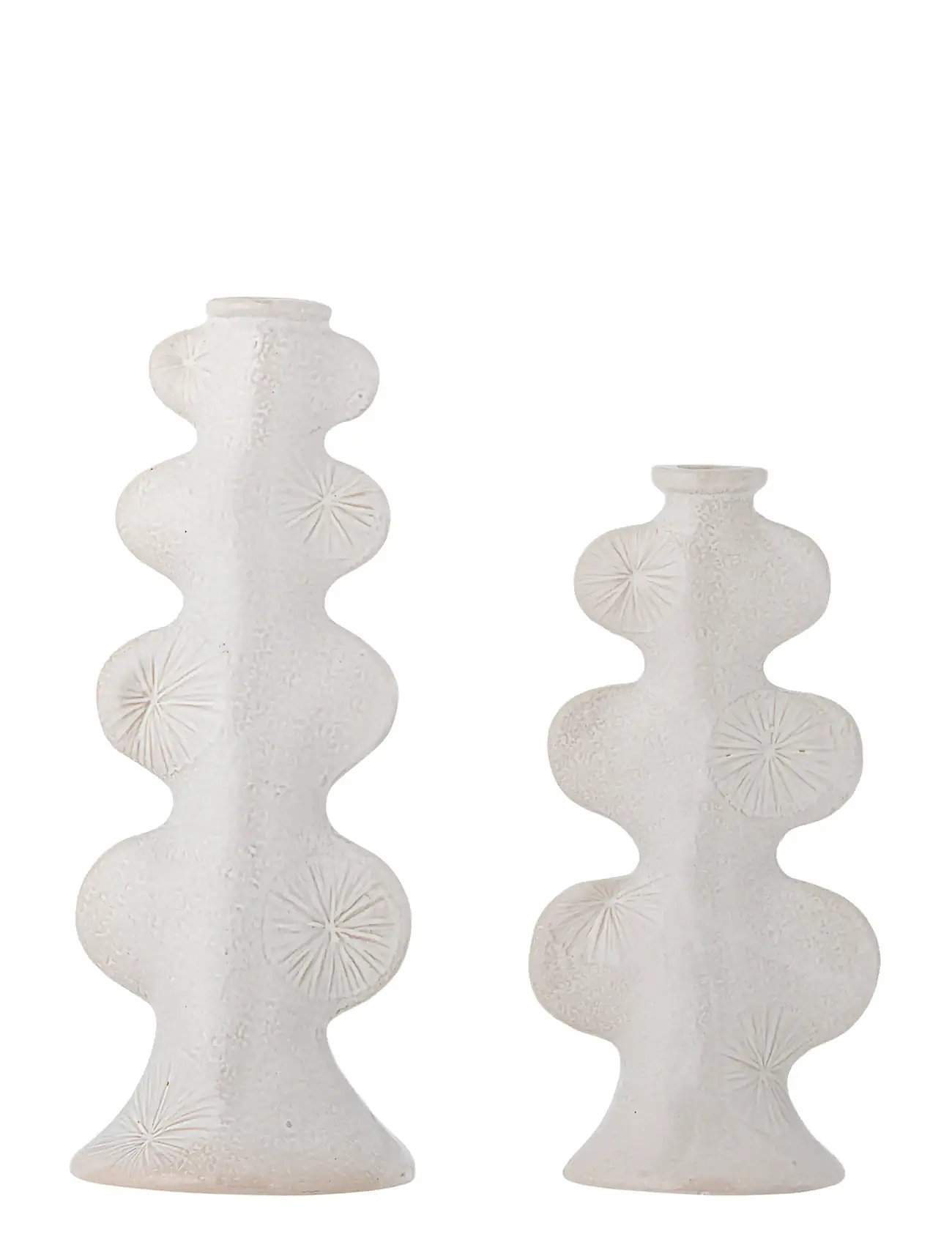 BLOOMINGVILLE Cason Candle Holder Weiß - 31 CM - Unisex