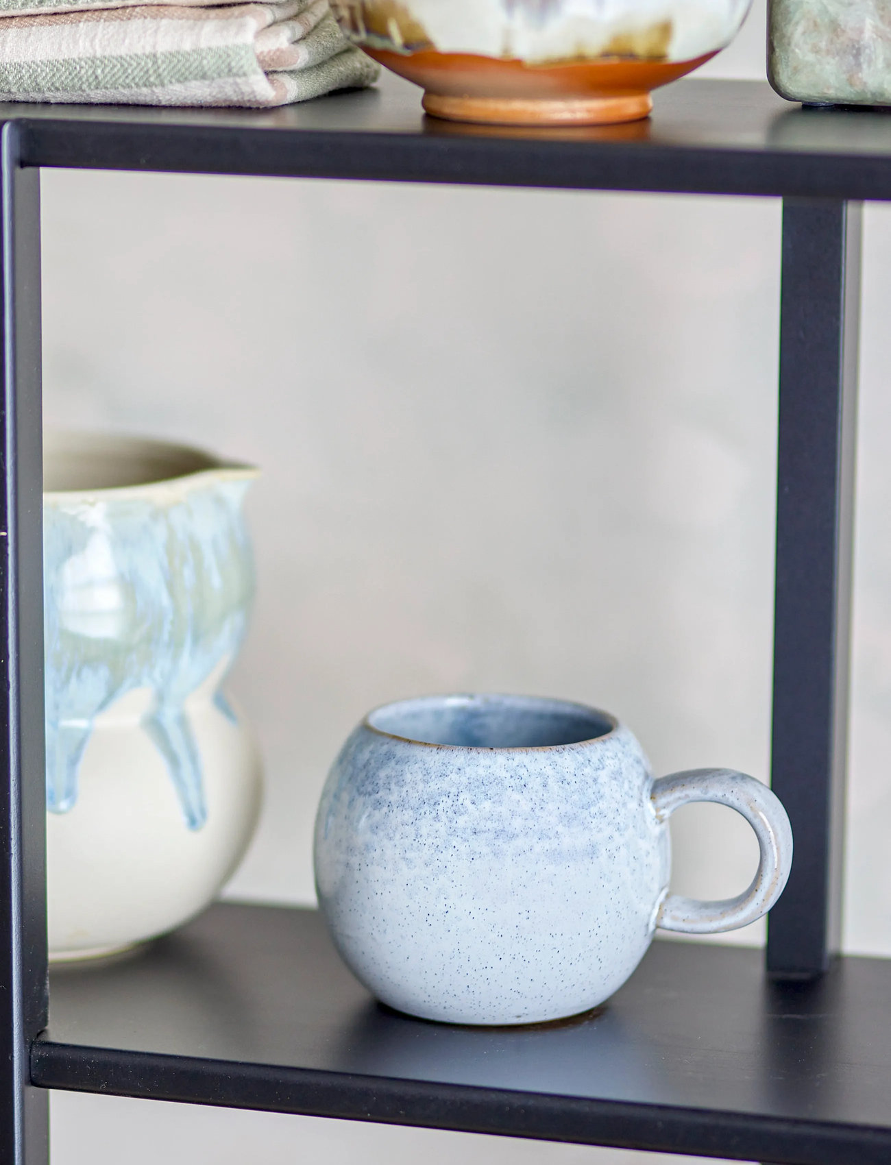 Bloomingville Paula Mug, 410 ml, Blue, Kopper & Krus > Kaffekopper, Unisex
